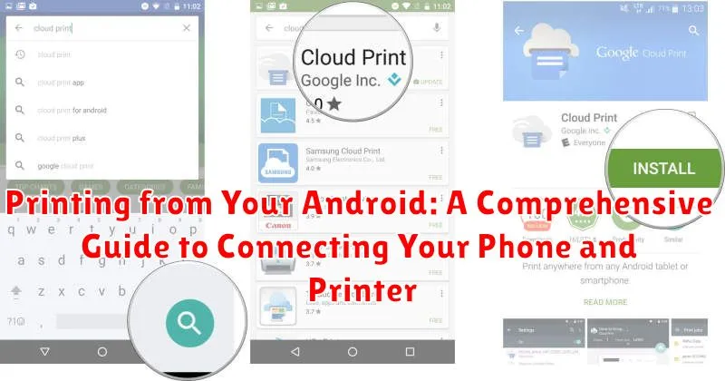 Printing from Your Android: A Comprehensive Guide to Connecting Your Phone and Printer