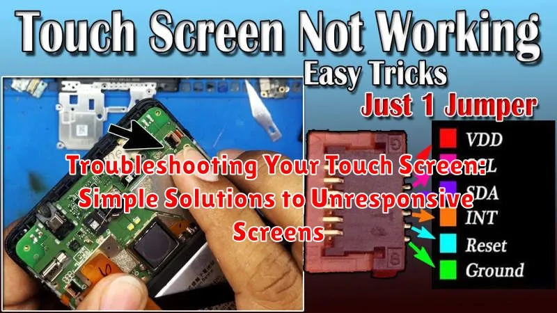 Troubleshooting Your Touch Screen: Simple Solutions to Unresponsive Screens